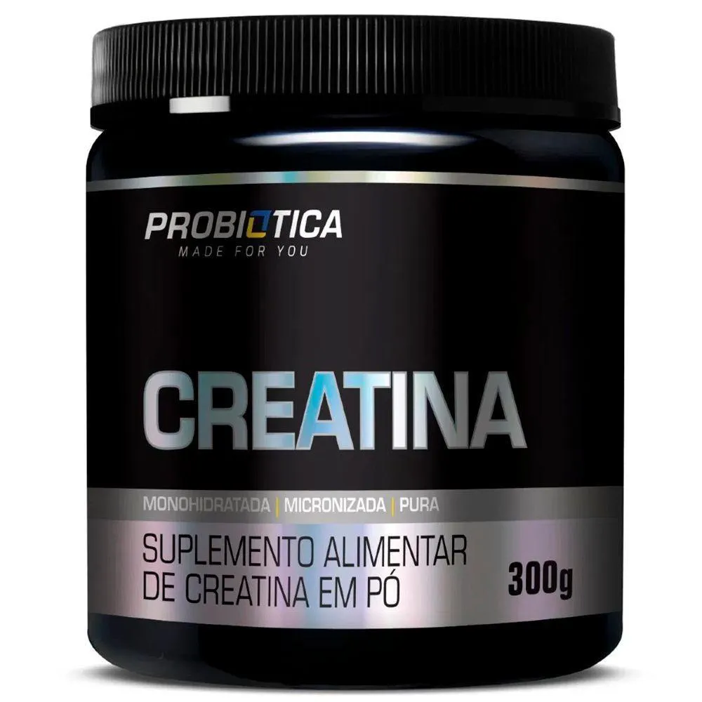 CREATINA MONOHIDRATADA MICRONIZADA PURA Pó 300G PROBIóTICA