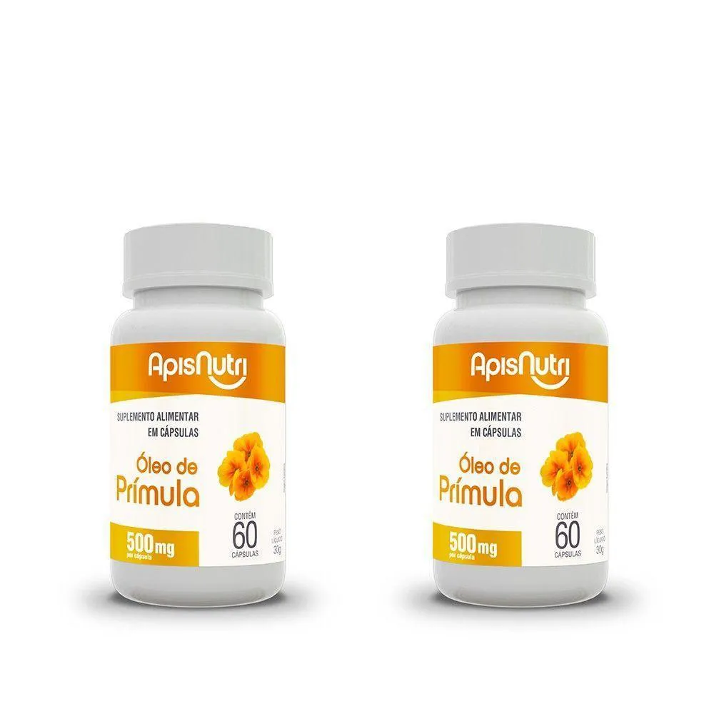 KIT 02 - óLEO DE PRIMULA 500MG - 60 - CáPSULAS - DNA VERDE