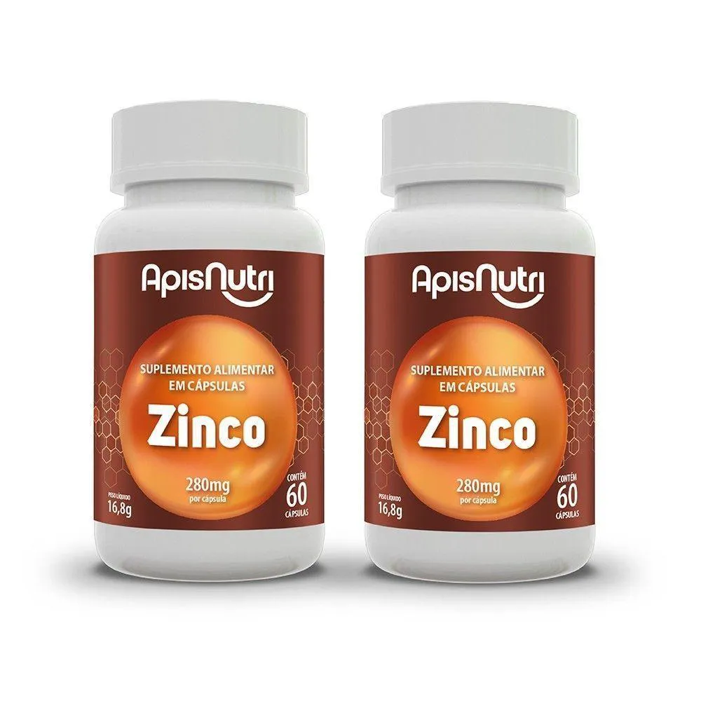 KIT 2 - ZINCO - 60 CáPSULAS -DNA VERDE
