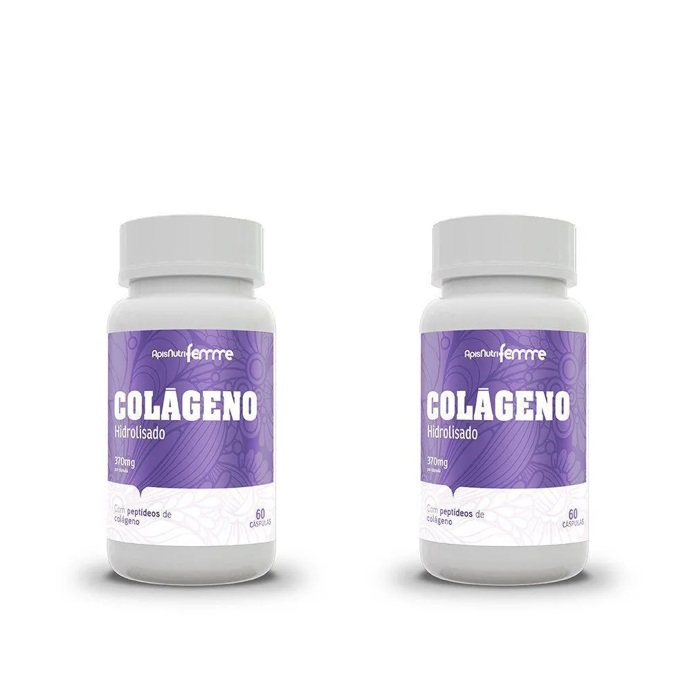 COLáGENO HIDROLISADO SUPLEMENTO KIT 2 UNIDADES 60 CáPSULAS - DNA VERDE