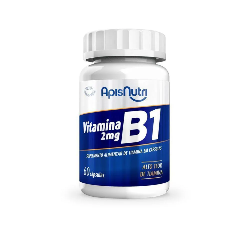 KIT 4 - SUPLEMENTO DE VITAMINA B1 - 60 CAPSULAS - DNA VERDE