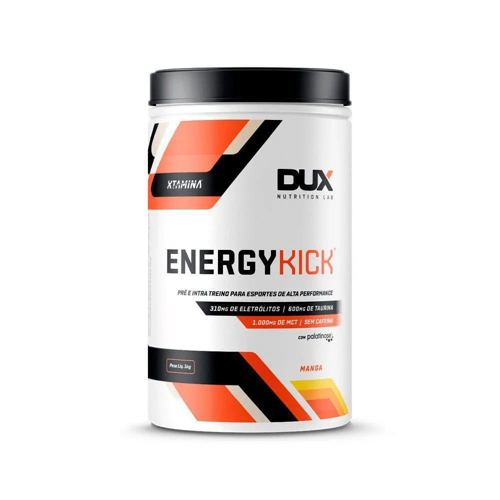 PRé-TREINO ENERGY KICK ABACAXI POTE 1000G DUX NUTRITION
