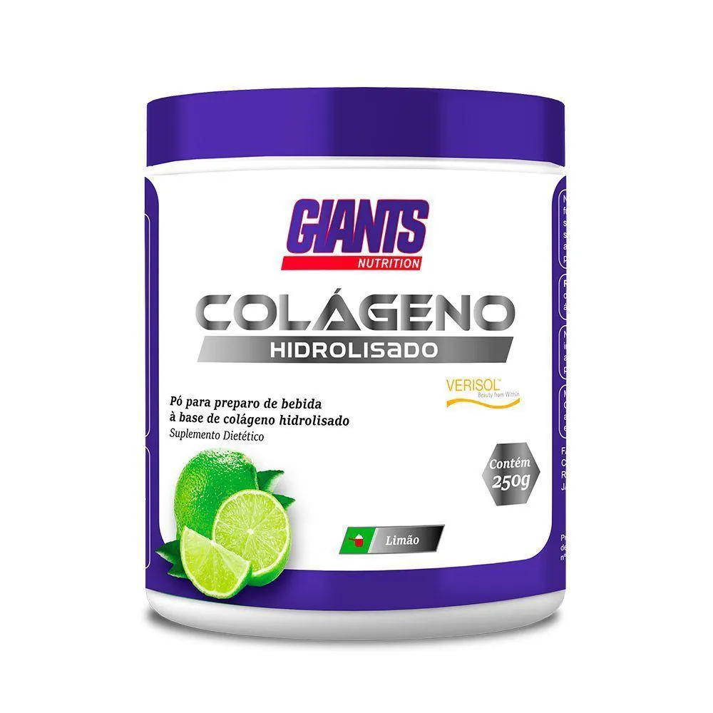COLAGENO HIDROLIZADO VERISOL LIMãO 250G GIANTS NUTRITION