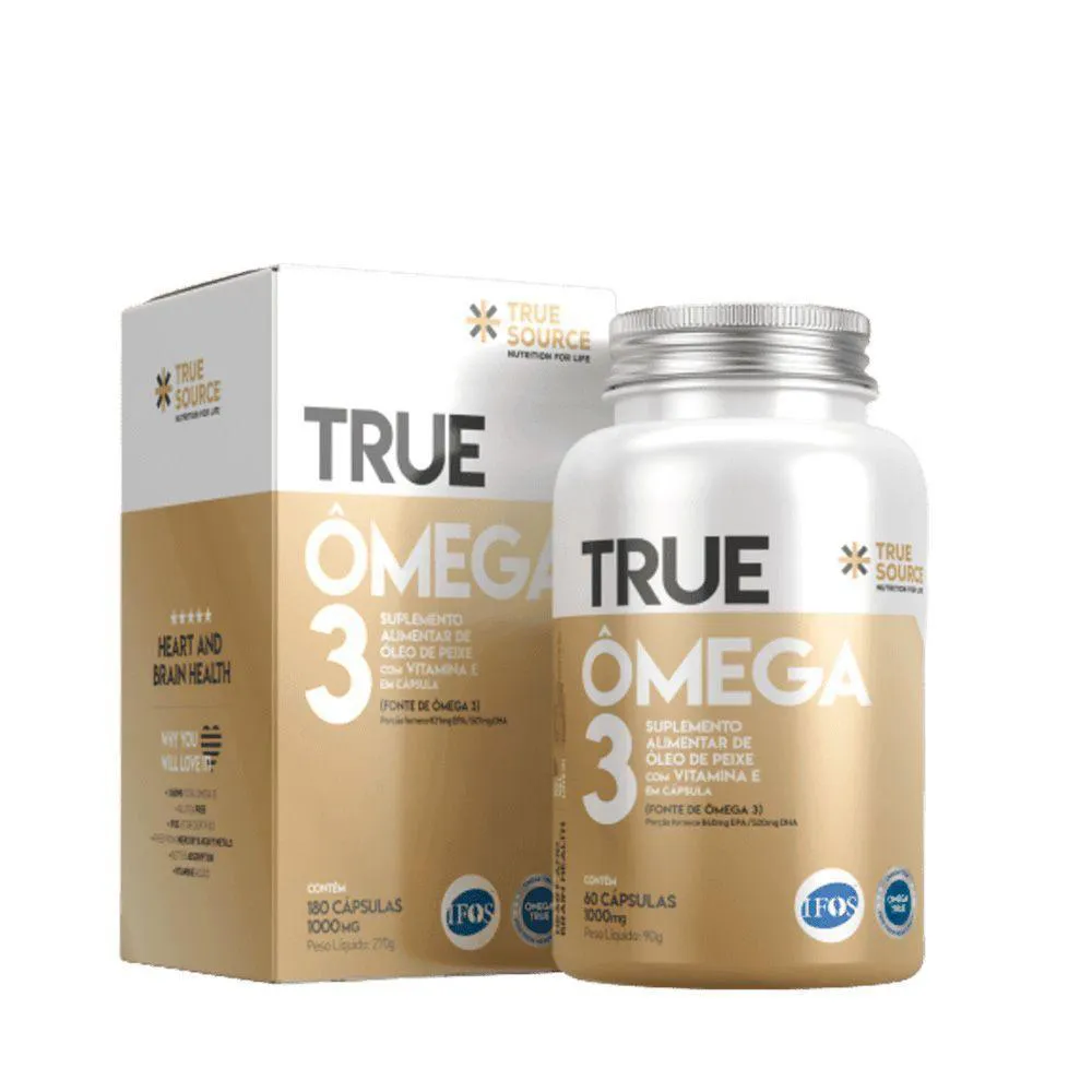 SUPLEMENTO OMEGA 3 TRUE OMEGA 3 1000MG COM 60 CAPS TRUE SOURCE