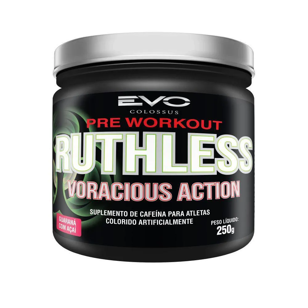 PRé TREINO RUTLESS VORACIOUS 250G HYPERPURE