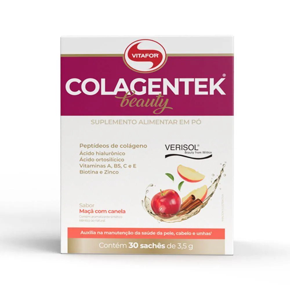 COLAGENTEK BEAUTY VITAFOR 30 SACHêS 3,5G MAçA COM CANELA