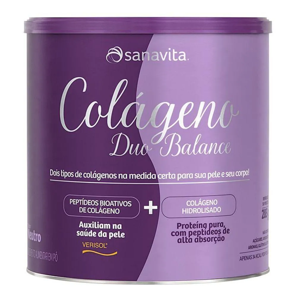 KIT 5 COLáGENO DUO BALANCE SANAVITA NEUTRO 285G
