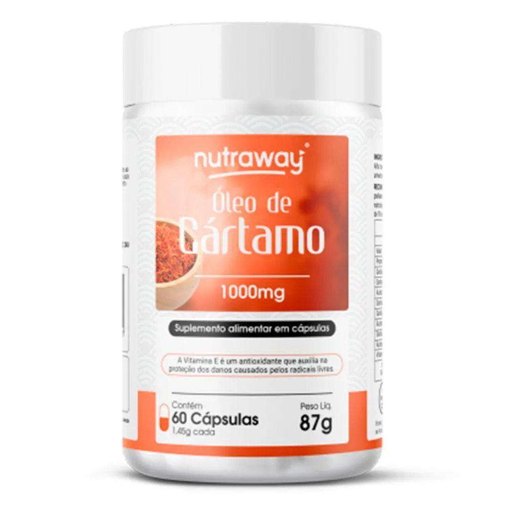 ÓLEO DE CARTAMO NUTRAWAY 1000MG 60 CáPSULAS