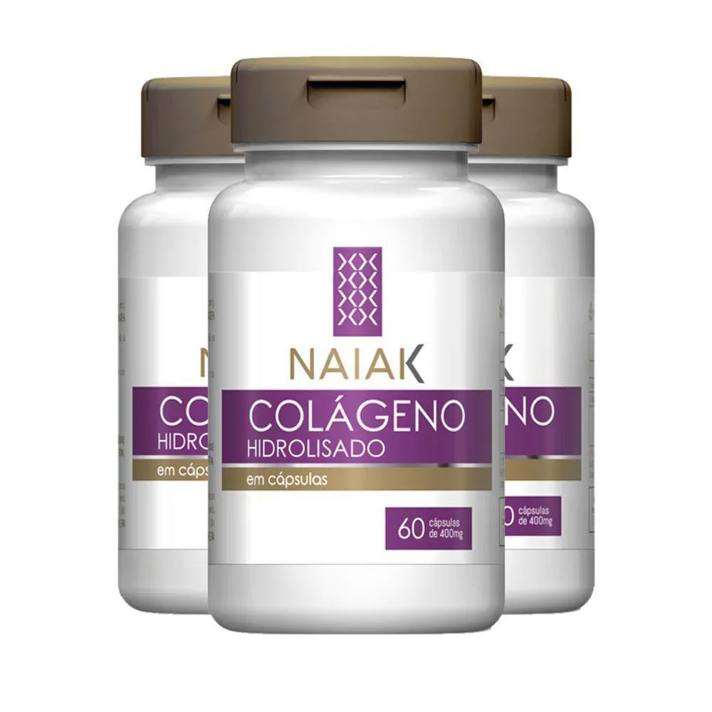 KIT 3 COLáGENO HIDROLISADO SEM SABOR 300G