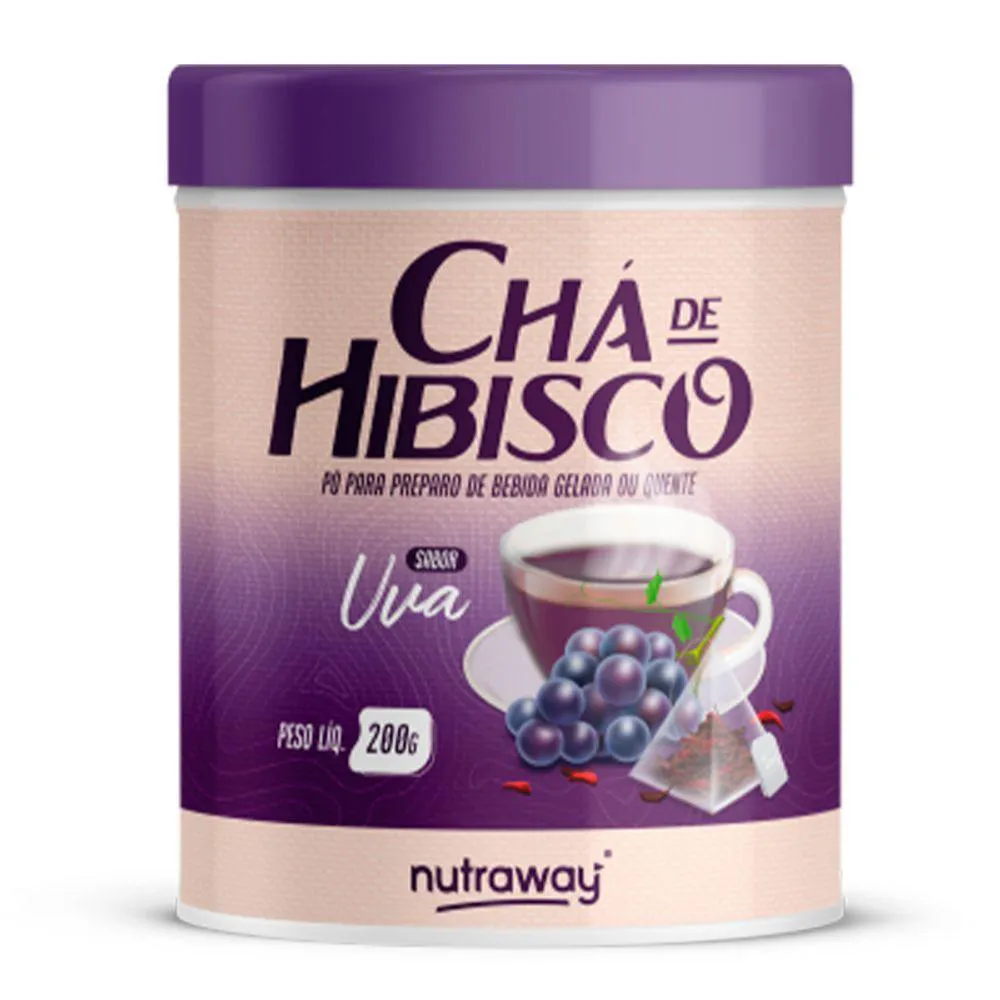 CHá DE HIBISCO UVA NUTRAWAY 200G