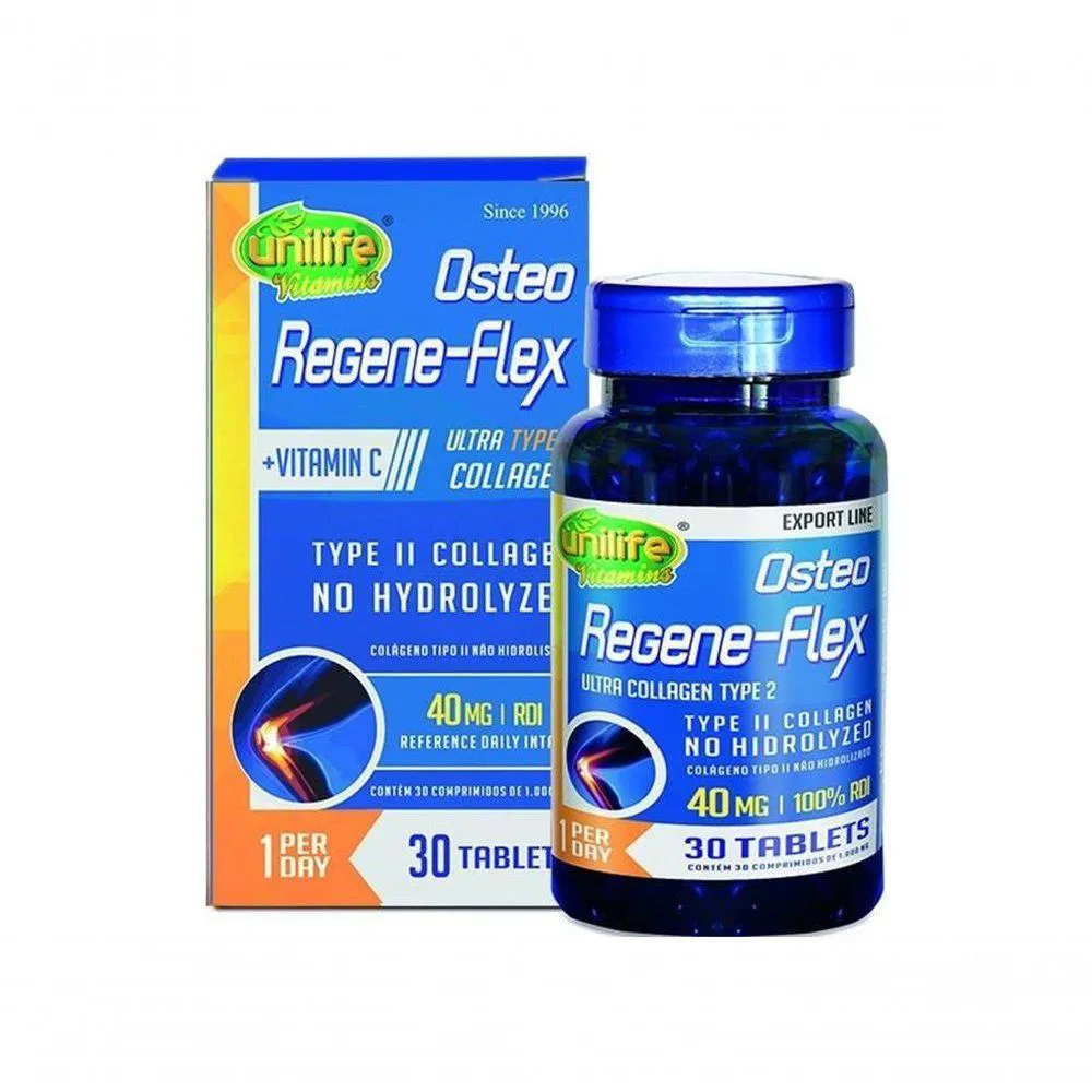 COLáGENO TIPO 2 II 40MG REGENEFLEX OSTEO