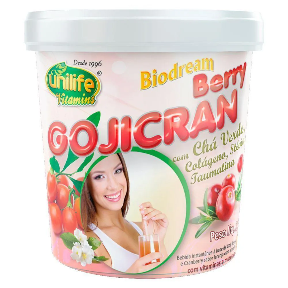 BIODREAM BERRY GOJICRAN UNILIFE SABOR LARANJA COM ACEROLA 220G
