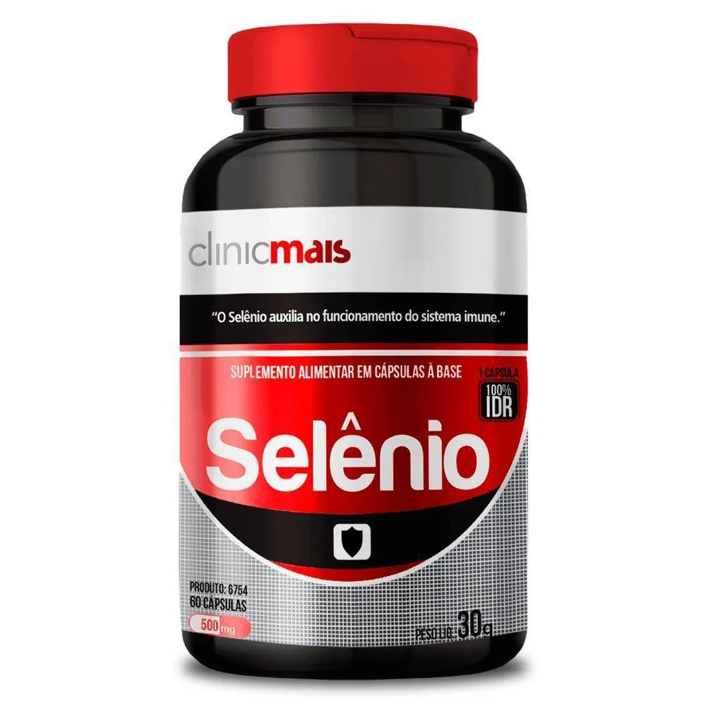 SELêNIO CLINIC MAIS 60 CáPSULAS 500 MG