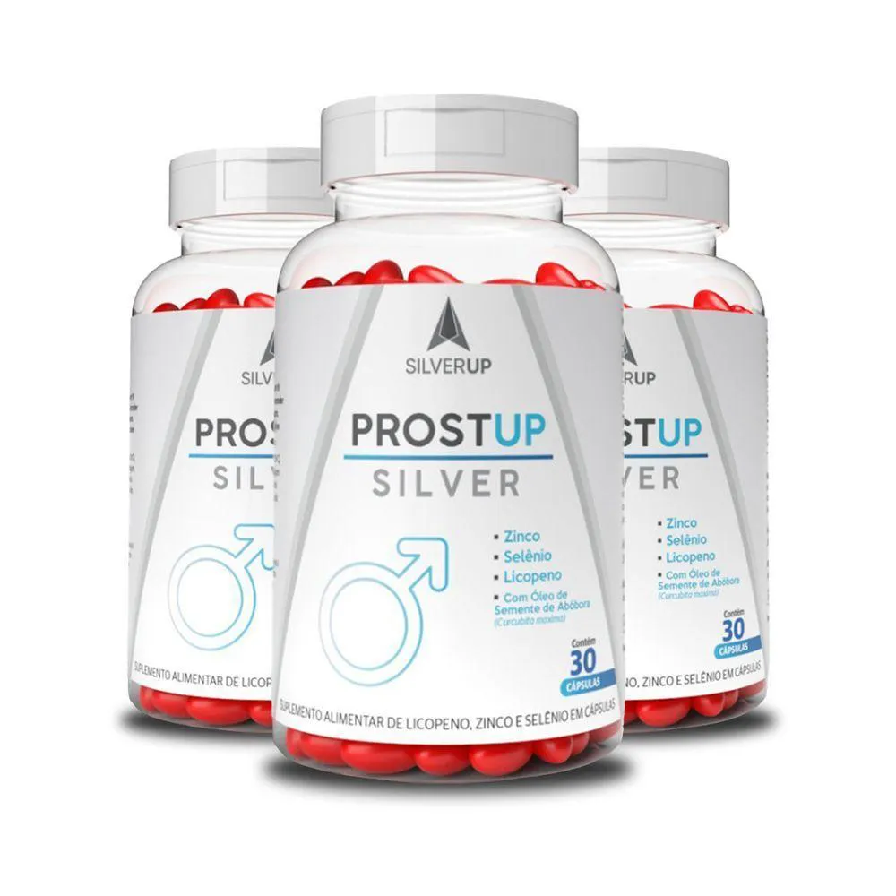 KIT 3 PROST UP SILVERUP 30 CáPSULAS 750MG