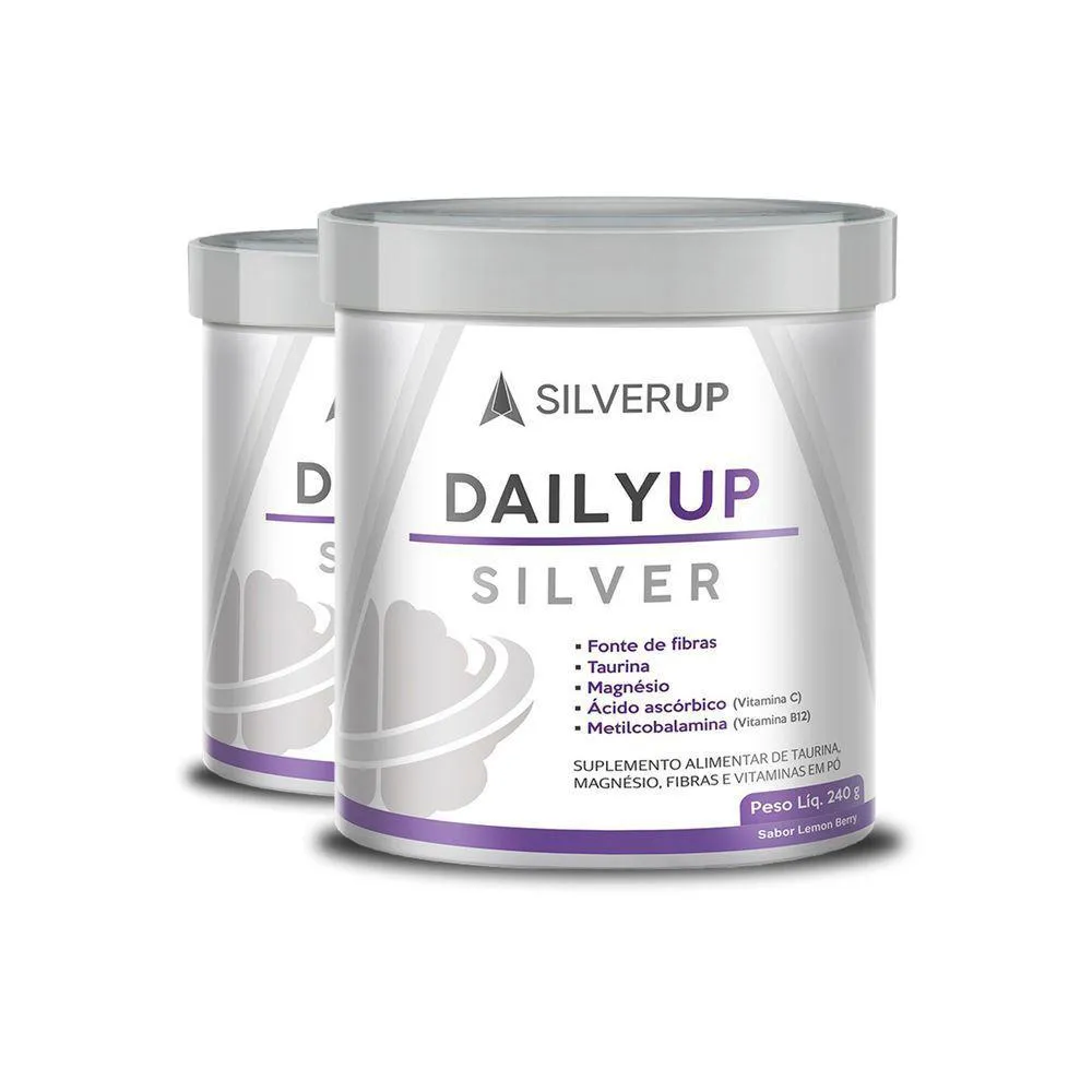 KIT 2 DAILY UP SABOR LEMON BERRY SILVERUP 240G