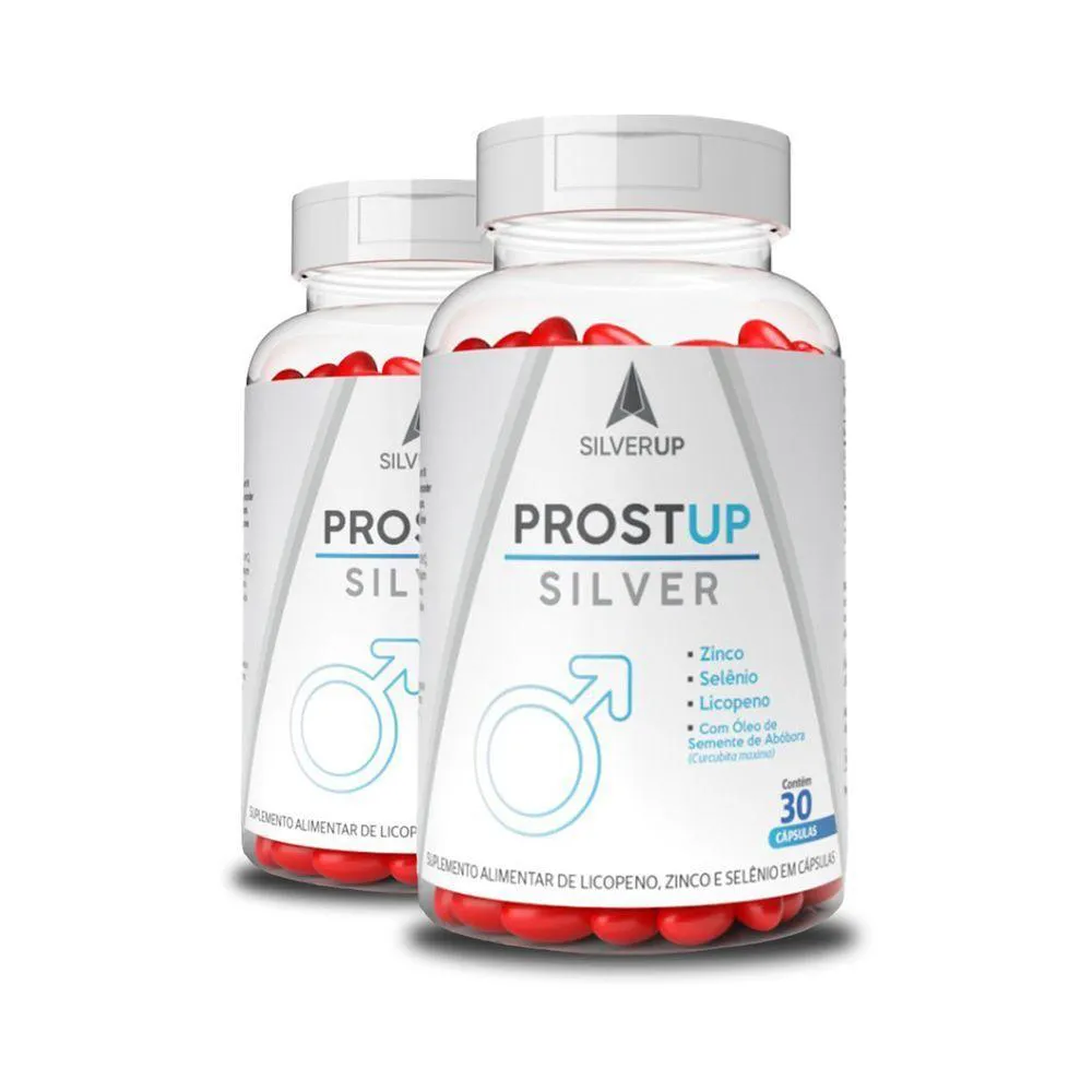 KIT 2 PROST UP SILVERUP 30 CáPSULAS 750MG
