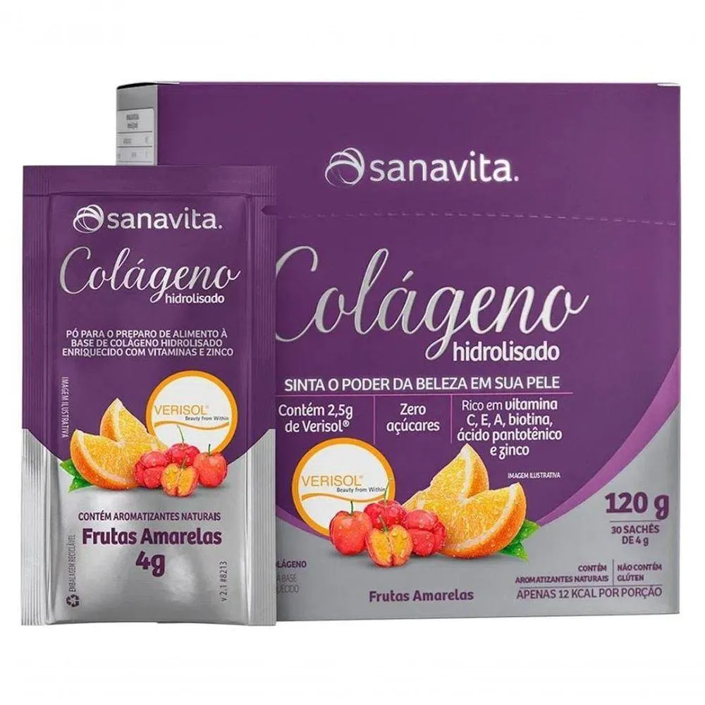 COLAGENO VERISOL FRUTAS AMARELAS DISPLAY 30 SACHE