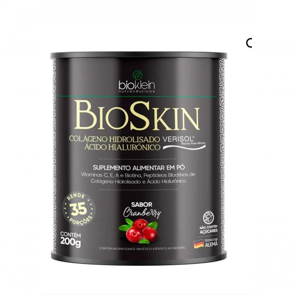 COLáGENO HIDROLISADO ÁCIDO HIALURONICO 200G CRANBERRY