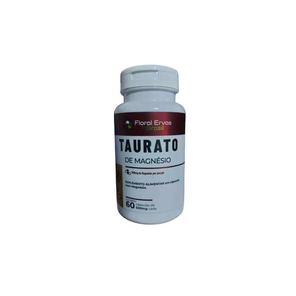 SUPLEMENTO ALIMENTAR TAURATO DE MAGNESIO 60 CPS 500MG