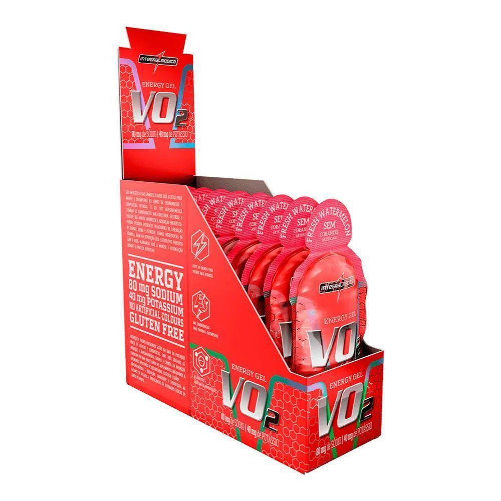 VO2 ENERGY GEL 10 UND - INTEGRALMEDICA - MELANCIA MELANCIA