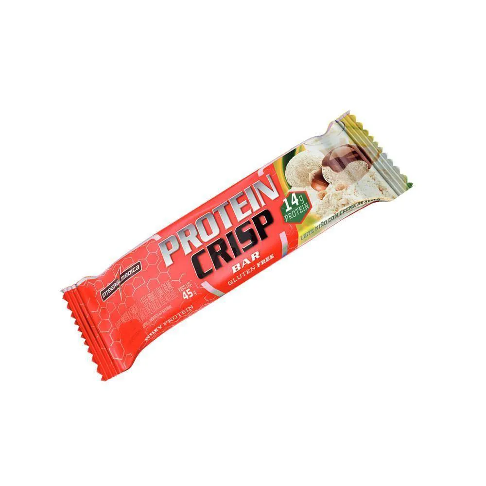 PROTEIN CRISP BAR 12 UND INTEGRALMEDICA - NINHO C/ AVELã