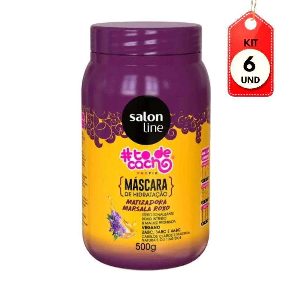 KIT C-06 SALON LINE #TODECACHO MATIZ MARSALA MAIONESE MáSCARA 500G
