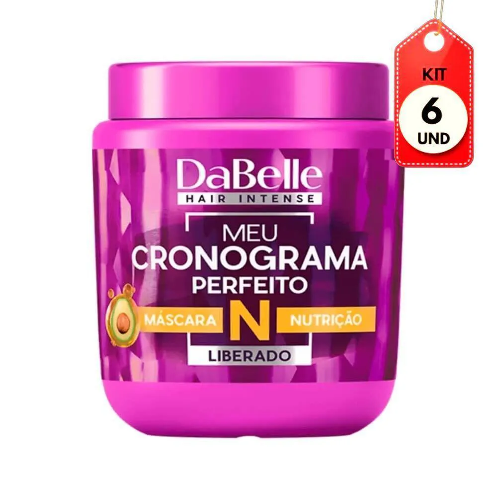 KIT C-06 DABELLE CRONOGRAMA PERFEITO NUTRIçãO MáSCARA 400G