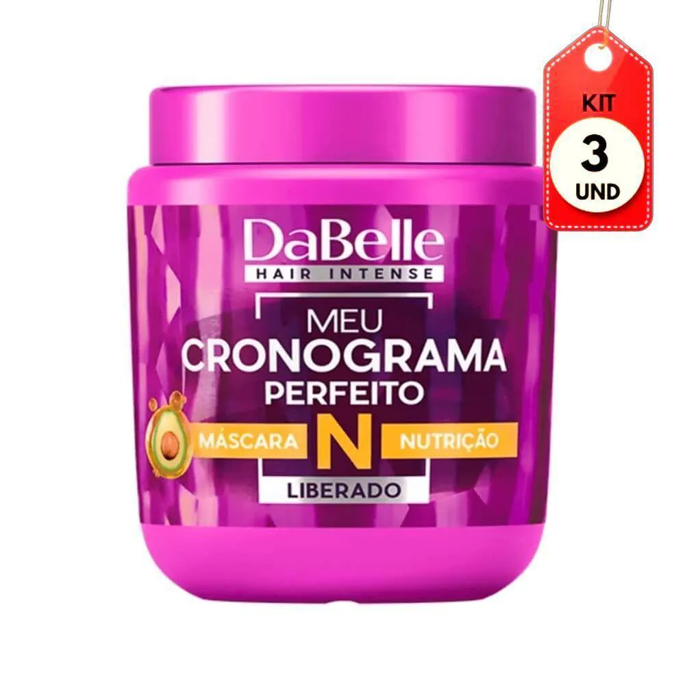 KIT C-03 DABELLE CRONOGRAMA PERFEITO NUTRIçãO MáSCARA 400G