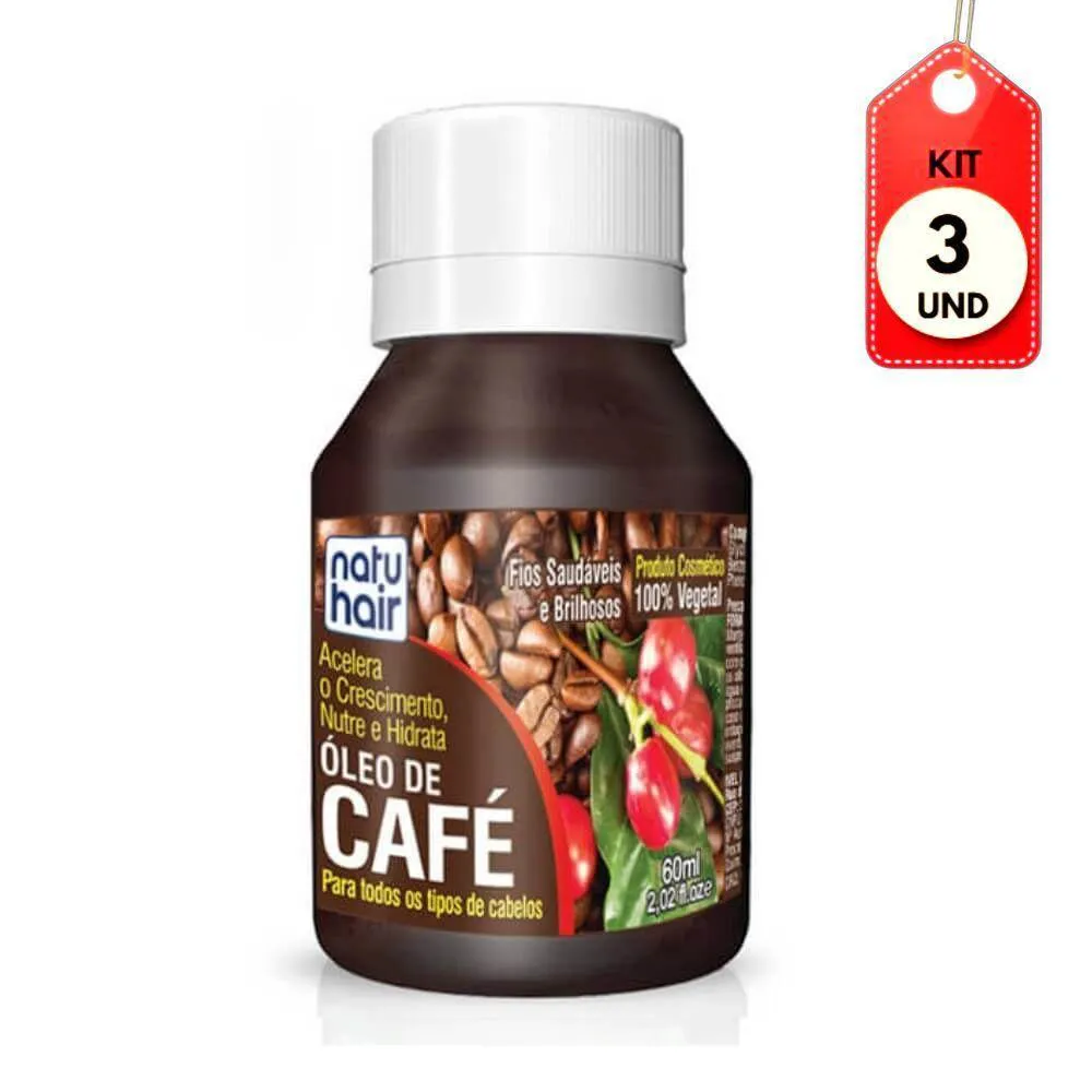 KIT C-03 NATUHAIR CAFé óLEO CAPILAR 60ML