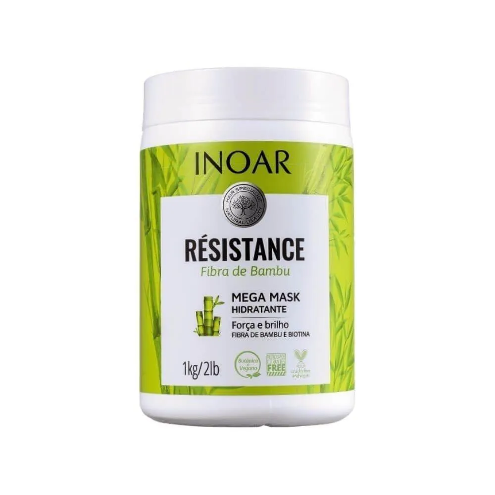 INOAR RéSISTANCE FIBRA BAMBU MáSCARA CAPILAR 1KG