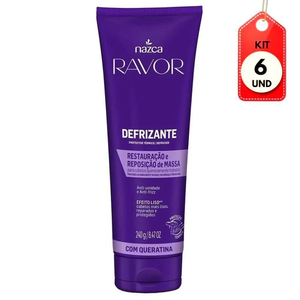 KIT C/06 RAVOR QUIMICAMENTE TRATADOS DEFRIZANTE 240G