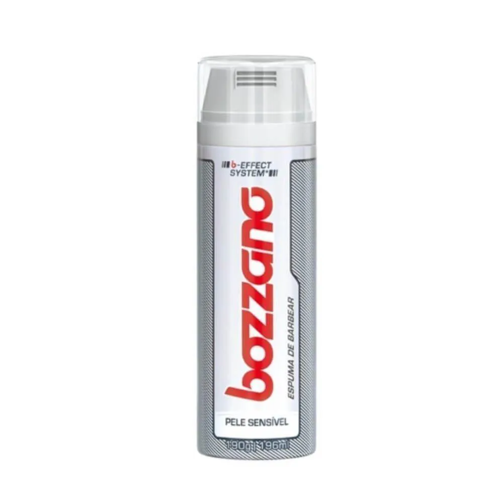 BOZZANO PELE SENSíVEL ESPUMA DE BARBA 190G