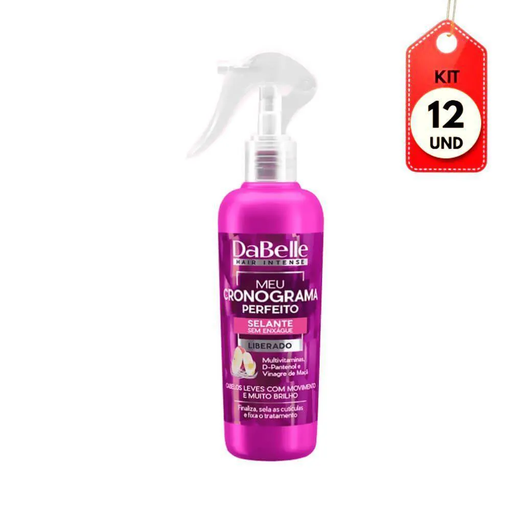 KIT C/12 DABELLE CRONOGRAMA PERFEITO SELANTE SPRAY CAPILAR 200ML