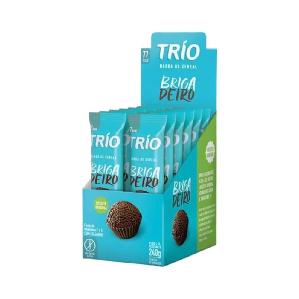 TRIO BARRA CEREAL TRADICIONAL BRIGADEIRO C/12