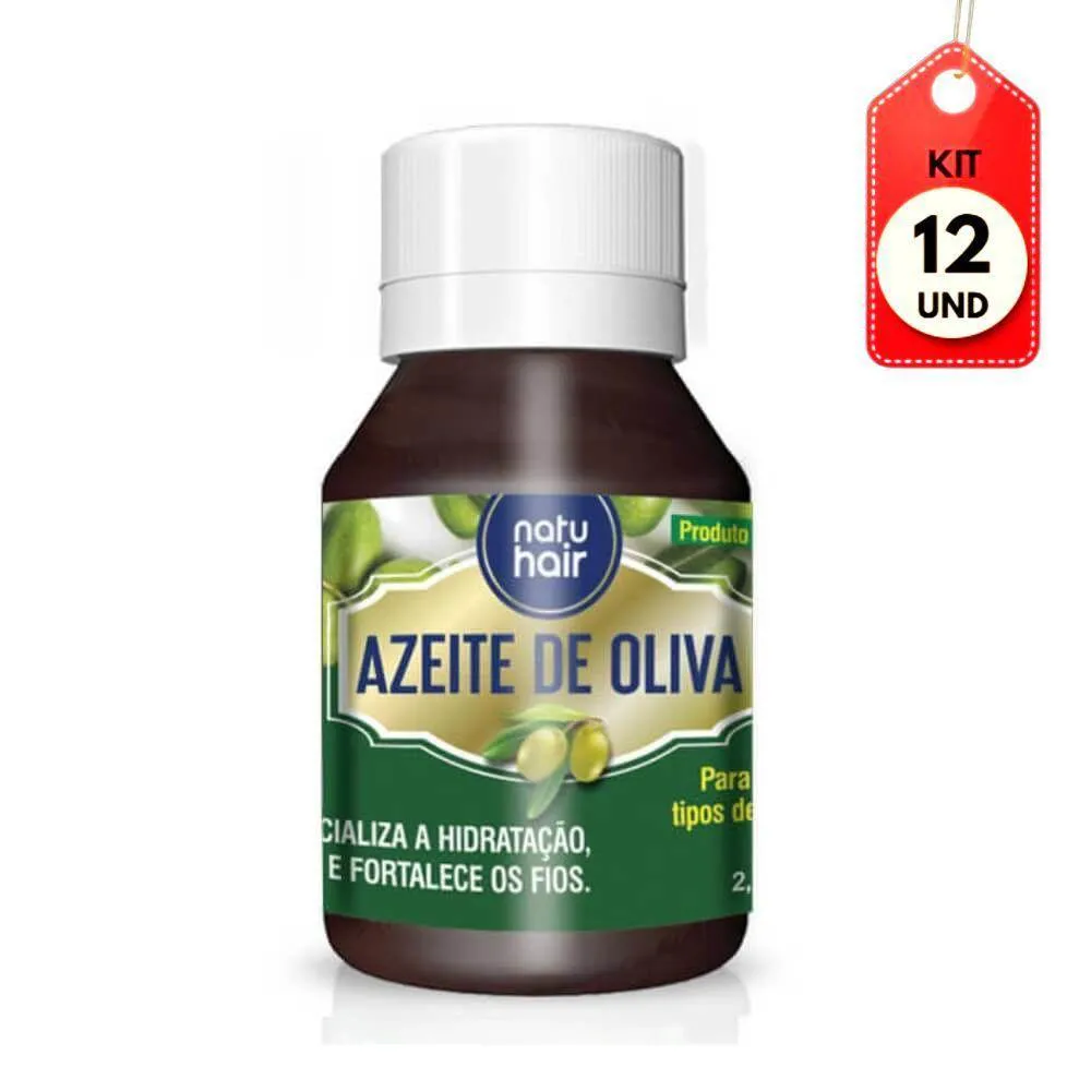KIT C-12 NATUHAIR AZEITE DE OLIVA óLEO CAPILAR 60ML