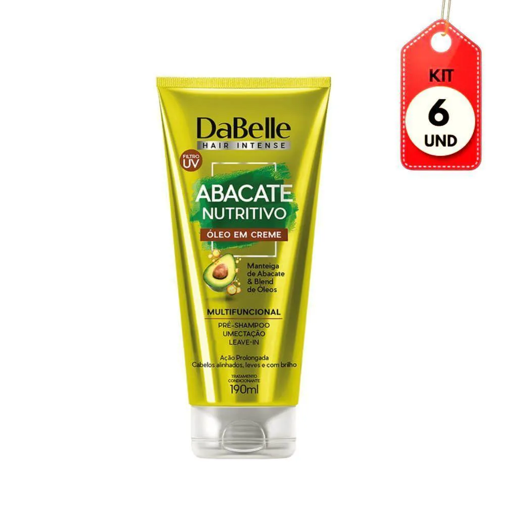 KIT C-06 DABELLE ABACATE NUTRITIVO óLEO EM CREME 190ML