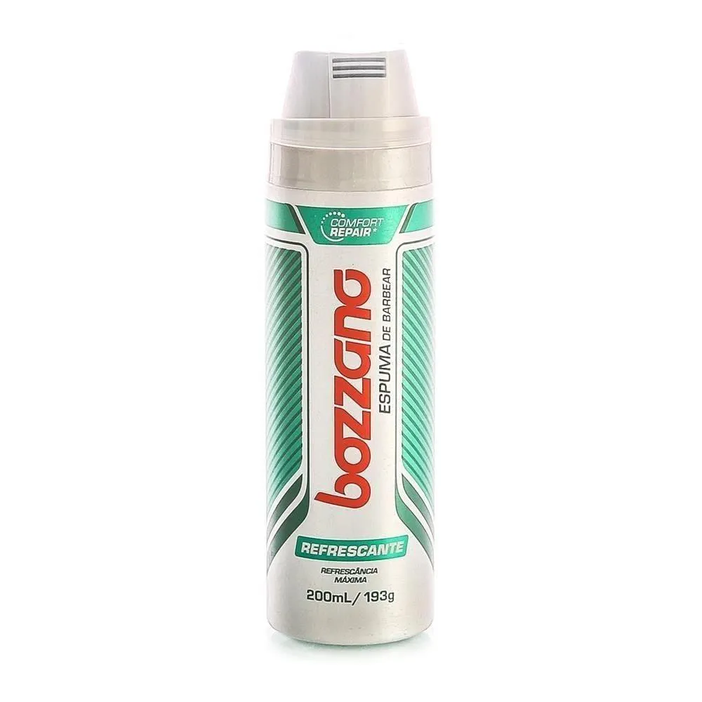 BOZZANO REFRESCâNCIA MáXIMA ESPUMA DE BARBA 190G