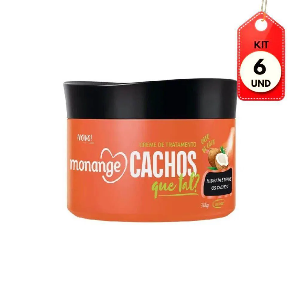 KIT C-06 MONANGE CACHOS QUE TAL MáSCARA 300G