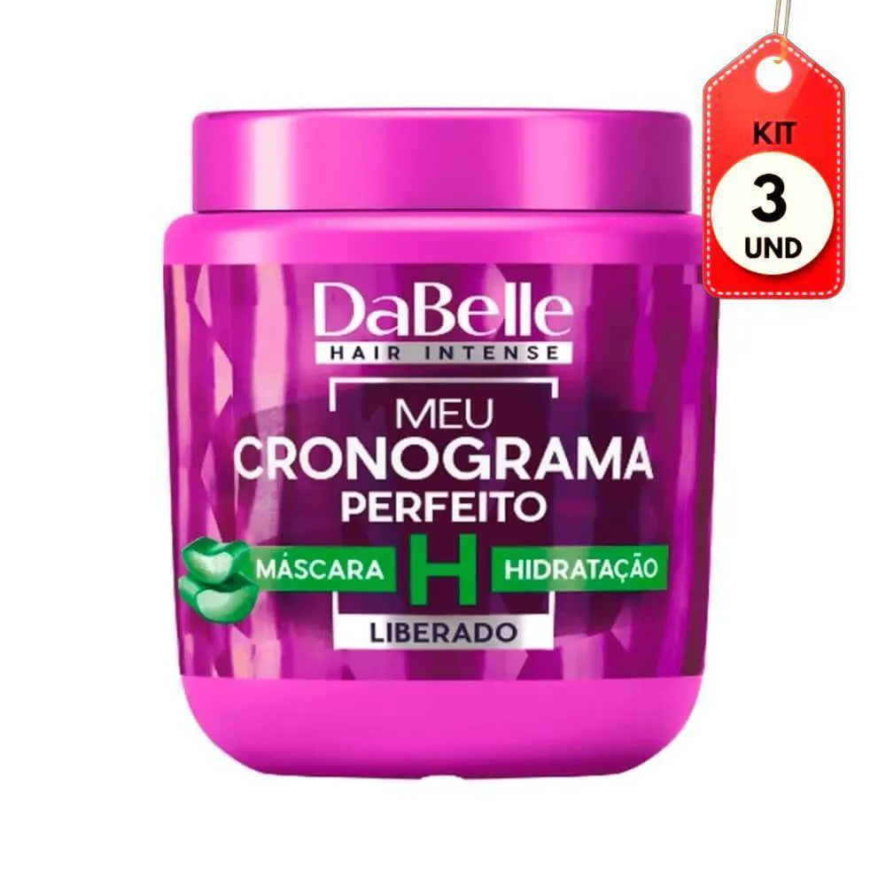KIT C-03 DABELLE CRONOGRAMA PERFEITO MáSCARA HIDRATANTE 400G