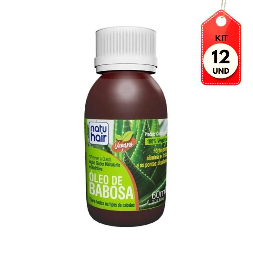 KIT C-12 NATUHAIR BABOSA óLEO CAPILAR 60ML