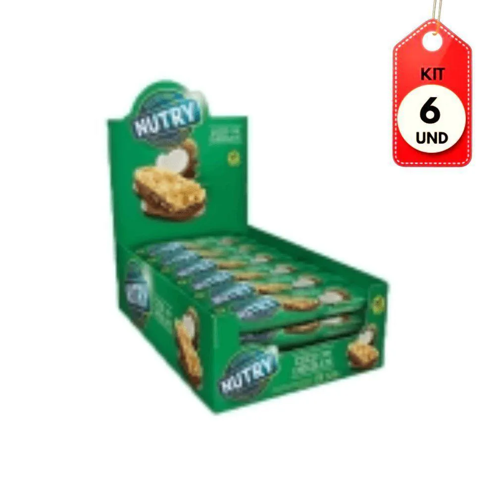 KIT C-06 NUTRY BARRA DE CEREAIS COCO E CHOCOLATE C-24