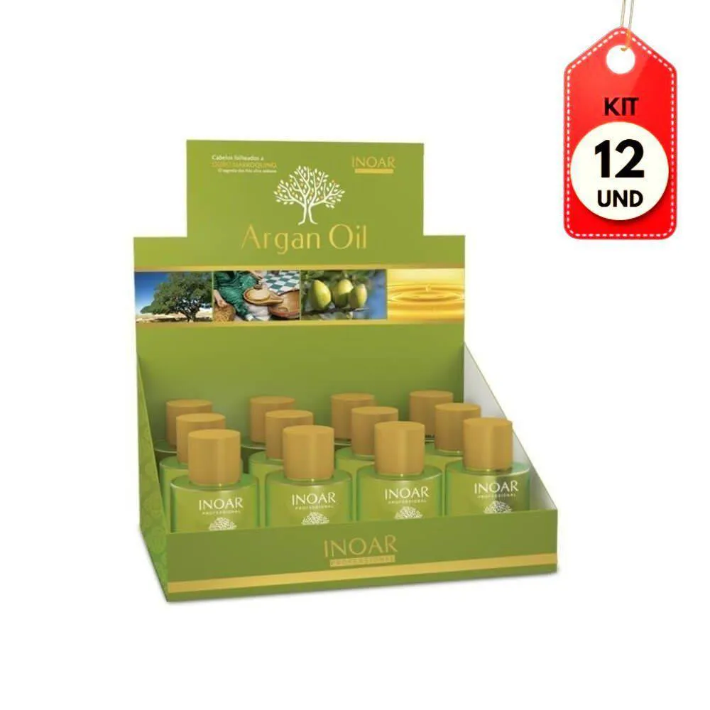 KIT C-12 INOAR óLEO DE ARGAN 12X7ML
