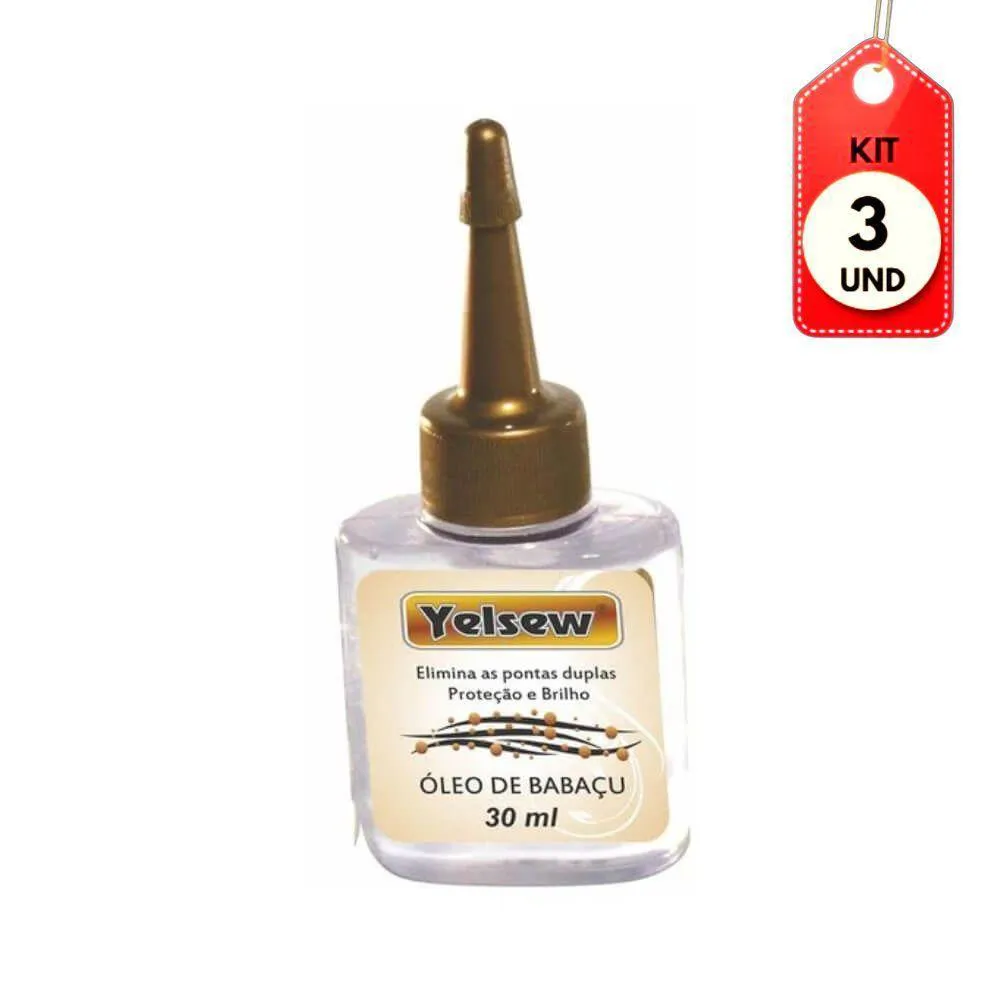 KIT C-03 YELSEW REPARADOR DE PONTAS BABAçU 30ML