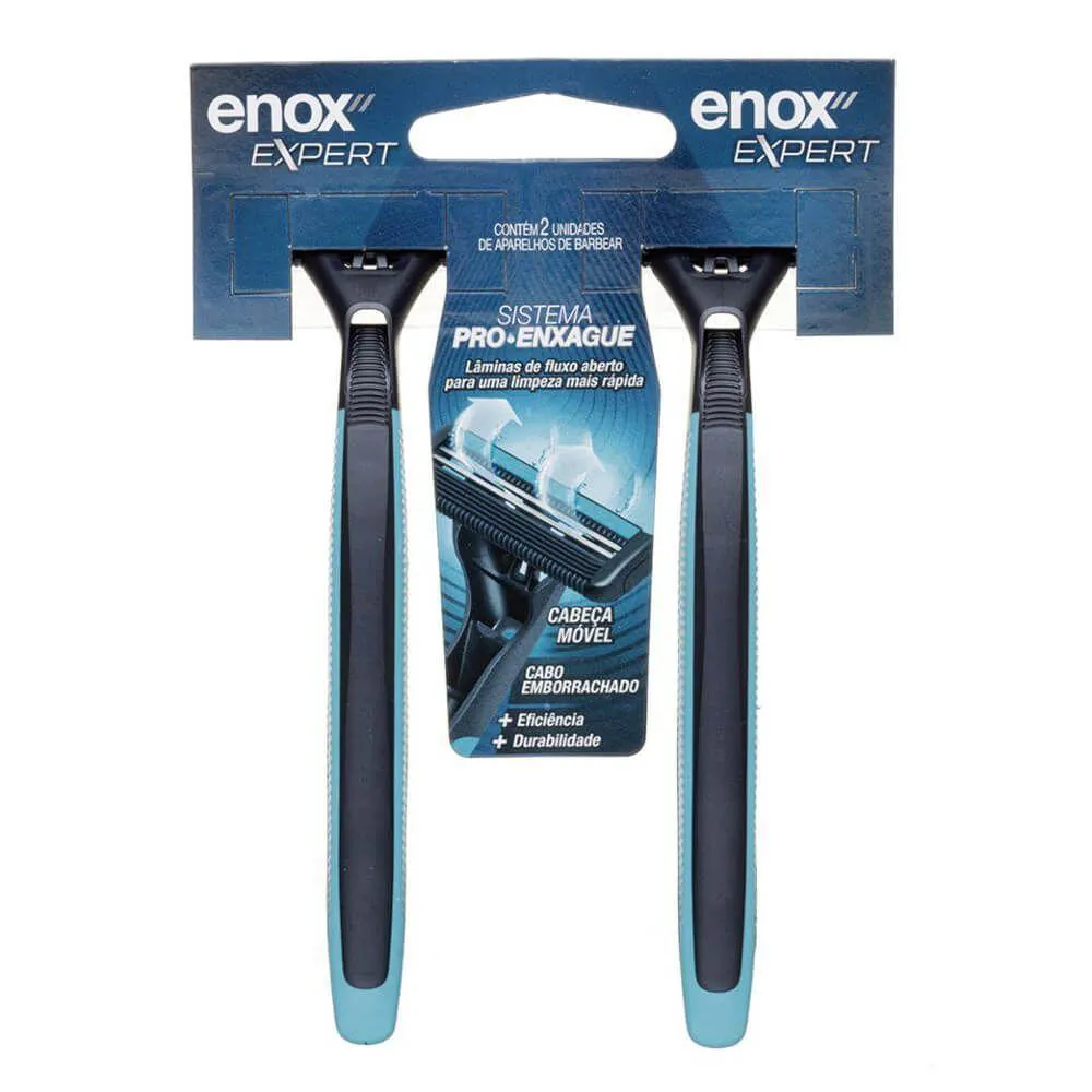 ENOX EXPERT APARELHO DE BARBEAR MASCULINO C/2