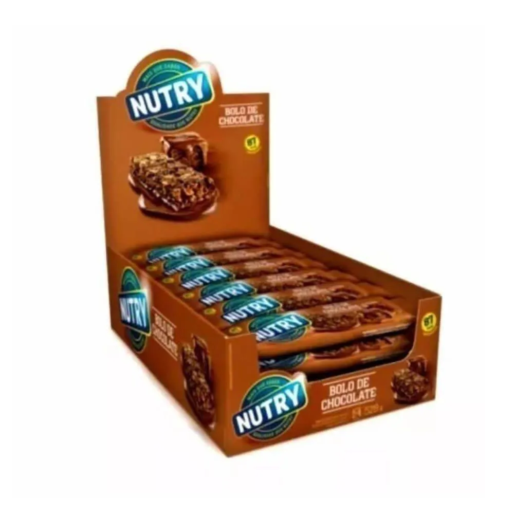 NUTRY BARRA DE CEREAL BOLO DE CHOCOLATE C-24