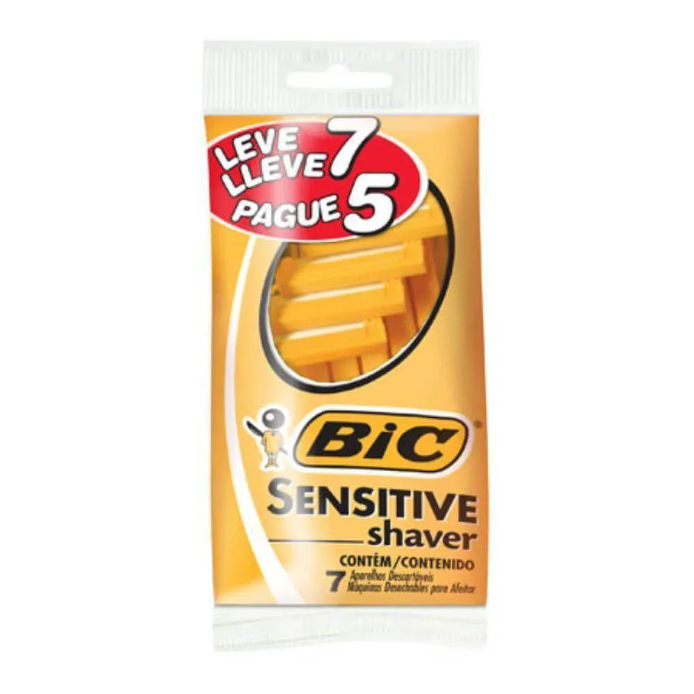 BIC SHAVER SENSITIVE APARELHO DE BARBEAR C/7