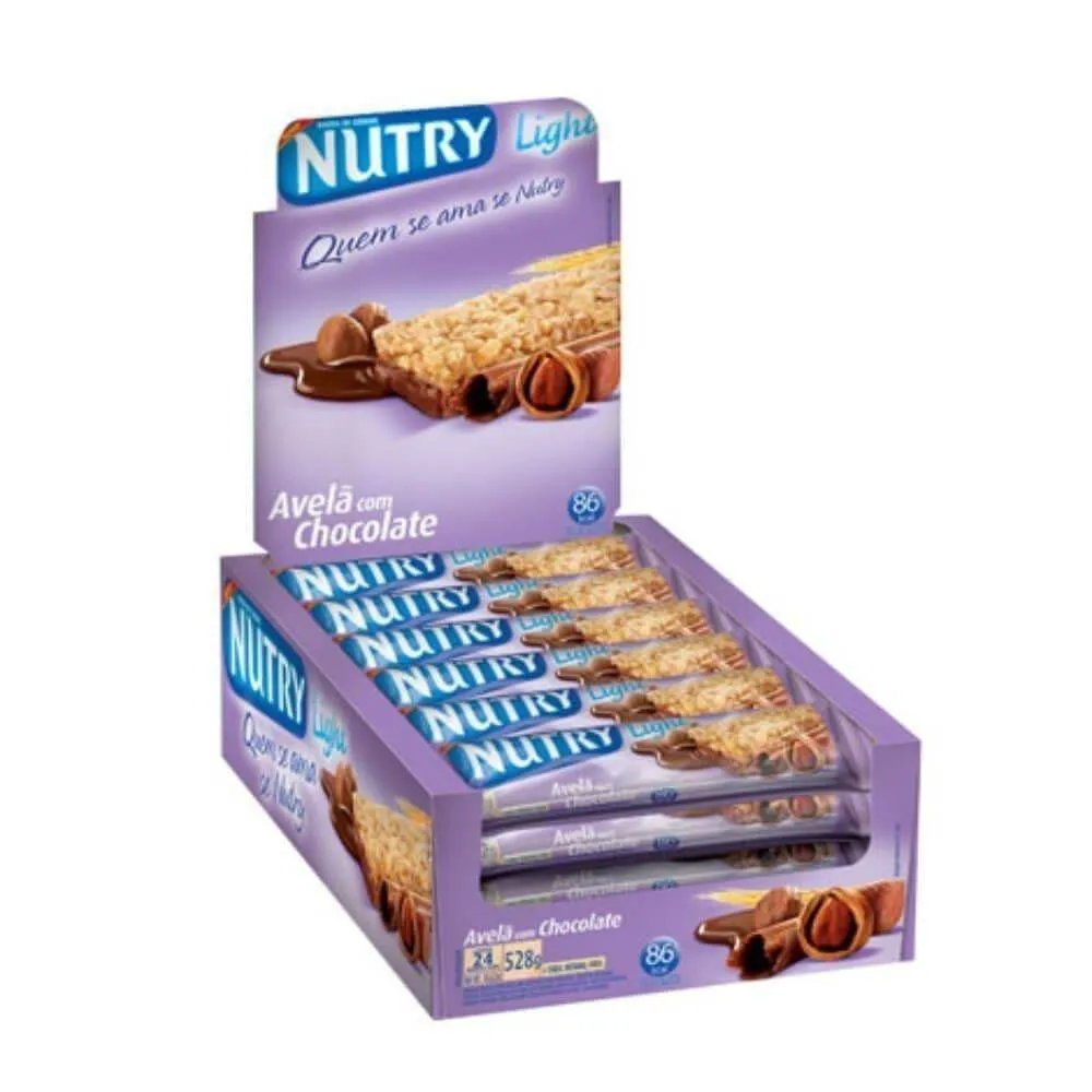 NUTRY BARRA DE CEREAL AVELA CHOCOLATE C-24