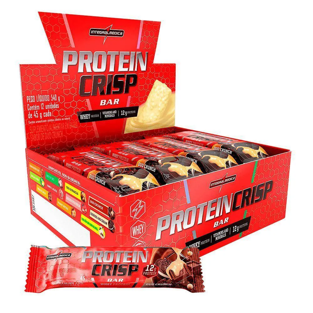 PROTEIN CRISP DUO CRUNCH INTEGRALMEDICA (12 UNIDADES)