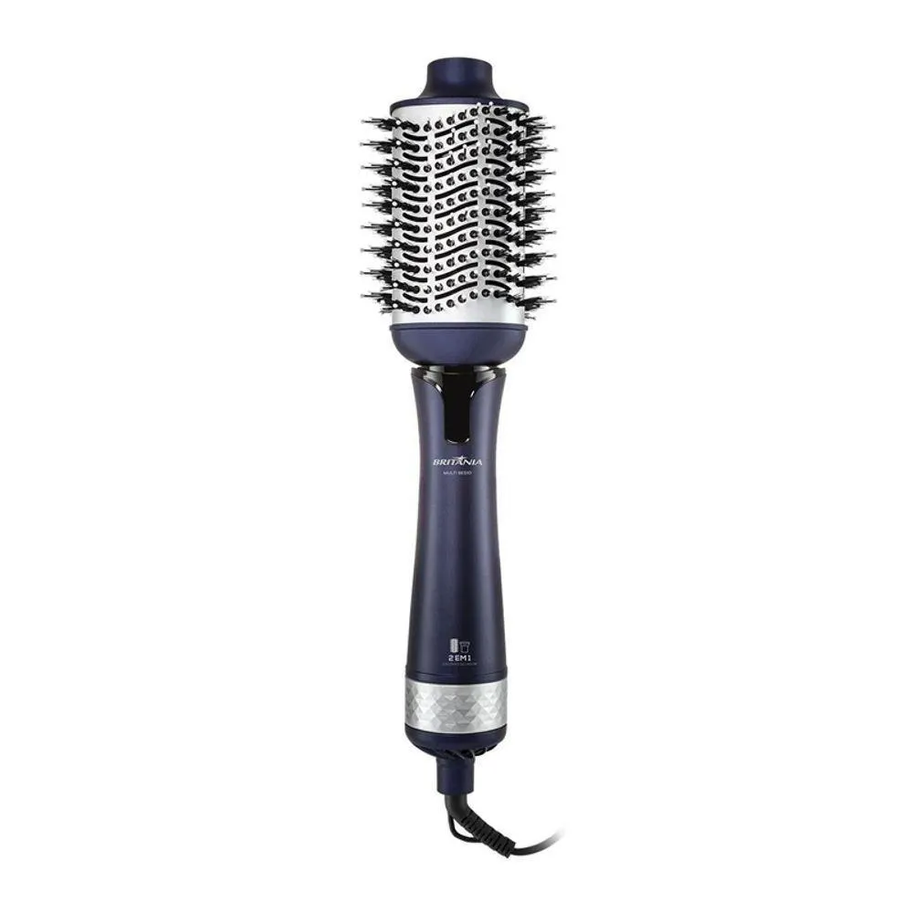 ESCOVA SECADORA BRITâNIA MULTI 2 EM 1 BES10 NANO CERAMIC 1000W AZUL 127V