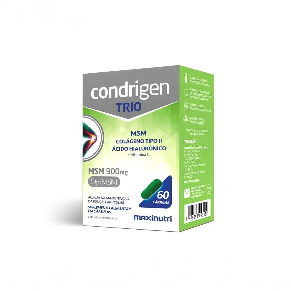 CONDRIGEN TRIO 60 CáPSULAS MAXINUTRI 60 CáPSULAS